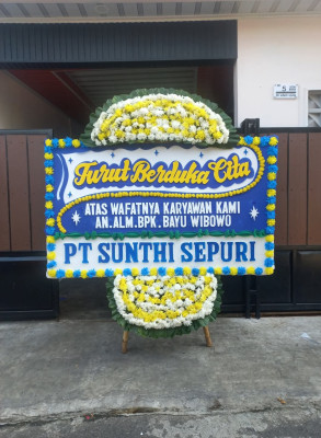 Papan Bunga Duka di Gosara