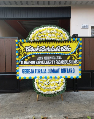 Papan Bunga Duka di Gosara